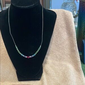 Elegant Multicolor Swarovski Necklace